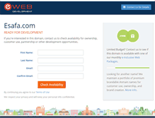Tablet Screenshot of esafa.com